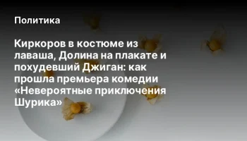 Киркоров в костюме из лаваша, Долина на плакате и похудевший Джиган: как прошла премьера комедии &laquo;Не