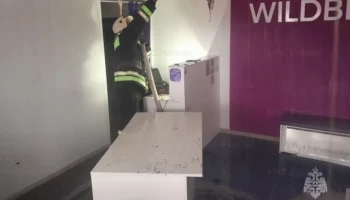 В Юхнове Калужской области загорелся ПВЗ