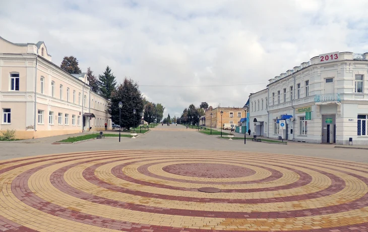 Соборная площадь Мосальска Соборная площадь Мосальска