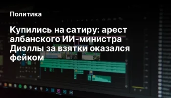 Купились на сатиру: арест албанского ИИ-министра Диэллы за взятки оказался фейком