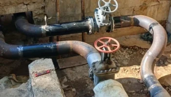 В Калужской области прорвало водопровод