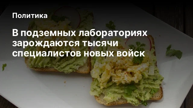 В подземных лабораториях зарождаются тысячи специалистов новых войск