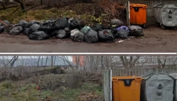 Несанкционированную свалку разобрали на улице Московской в Калуге