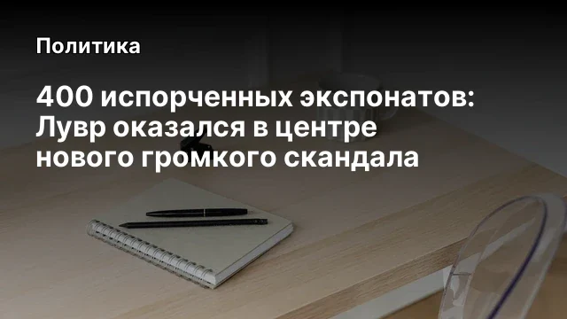 400 испорченных экспонатов: Лувр оказался в центре нового громкого скандала