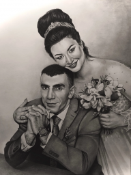 Портрет по фотографии - 1 500 руб.