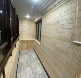 Внутренняя отделка окон деревянной вагонкой &laquo;под ключ&raquo;. - 650 руб.