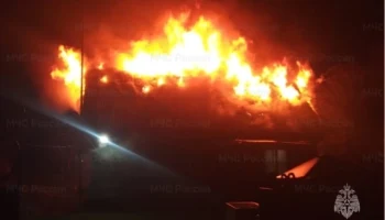 В Дзержинском районе Калужской области загорелся жилой дом