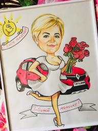 Шарж по фотографии, образ, картина. - 1 500 руб.