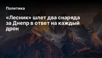 &laquo;Лесник&raquo; шлет два снаряда за Днепр в ответ на каждый дрон