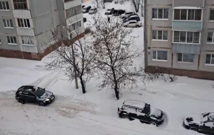 Калужские смельчаки бросили вызов снежному апокалипсису