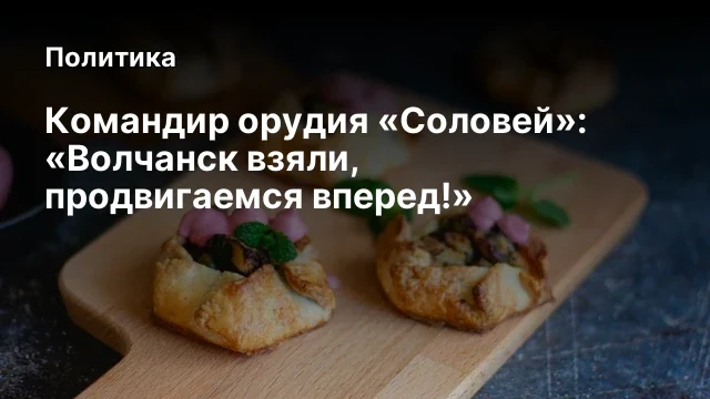 Командир орудия «Соловей»: «Волчанск взяли, продвигаемся вперед!»
