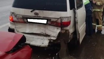 Легковушка и минивэн столкнулись в Малоярославецком округе