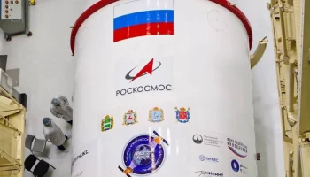 Калужский герб занял почетное место на ракете &laquo;Союз&raquo; и взмыл в космос